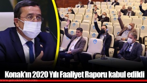 Konak’ın 2020 Yılı Faaliyet Raporu kabul edildi