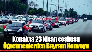 Konak’ta 23 Nisan coşkusu
