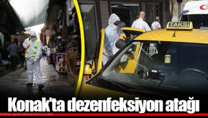 Konak’ta dezenfeksiyon atağı