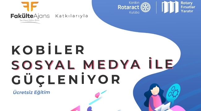 KORDON ROTARACT KULÜBÜNDEN KOBİLERE SOSYAL MEDYA EĞİTİMİ