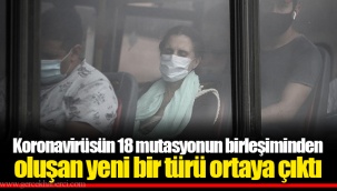 Koronavirüsün 18 mutasyonun birleşiminden oluşan yeni bir türü ortaya çıktı