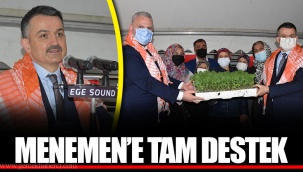 MENEMEN’E TAM DESTEK
