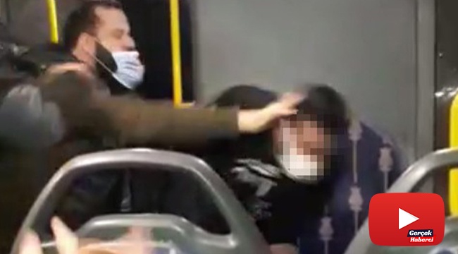 Metrobüste genç kadına taciz iddiası
