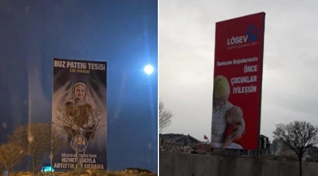MHP'li belediye LÖSEV'in afişlerini indirdi