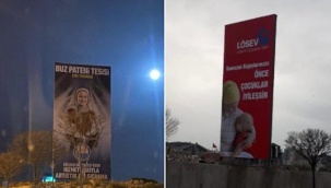 MHP'li belediye LÖSEV'in afişlerini indirdi