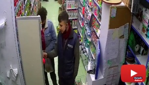 Önce alışveriş yaptılar, ardından oyuncak çalıp kaçtılar