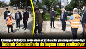 Özdemir Sabancı Parkı da baştan sona yenileniyor