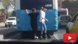 Patenli çocukların tehlikeli yolculuğu kamerada