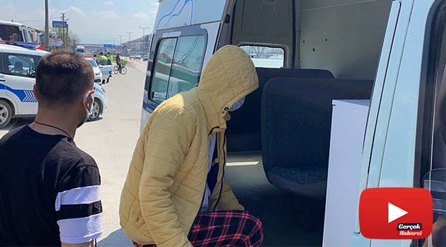 Pozitif hasta terleyince yakayı ele verdi