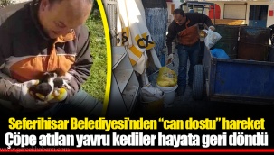 Seferihisar Belediyesi’nden “can dostu” hareket