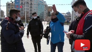 Seyyar satıcılar gazeteciyi darp etti