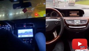 TEM Otoyolu’nda lüks otomobilli “makas” terörü kamerada