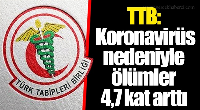TTB: Koronavirüs nedeniyle ölümler 4,7 kat arttı
