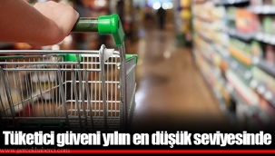 Tüketici güveni yılın en düşük seviyesinde