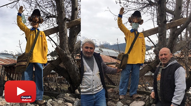 Vaka sayısı sıfır olan köyde ilginç korona önlemi