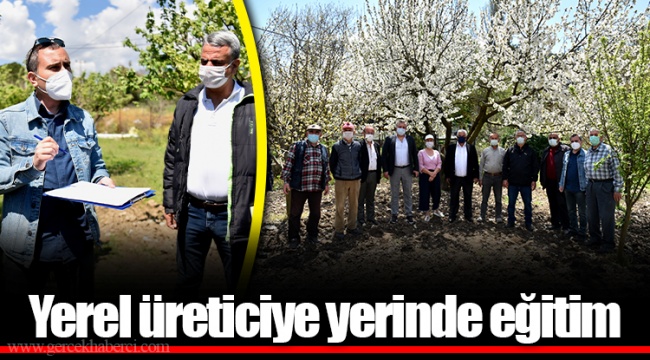 Yerel üreticiye yerinde eğitim