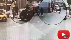 Yol verme kavgasında bıçaklar ve sopalar konuştu...O anlar kamerada