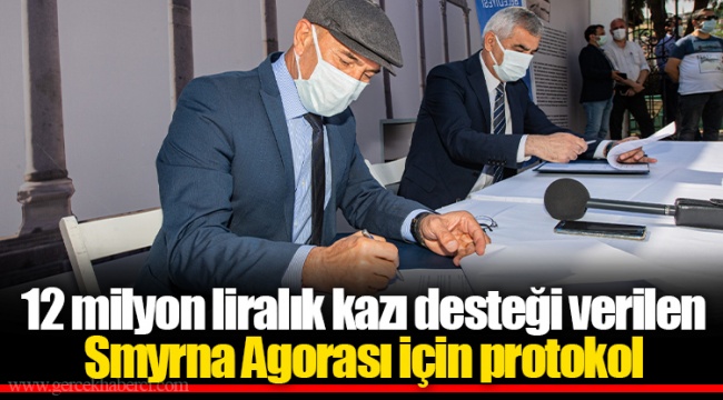 12 milyon liralık kazı desteği verilen Smyrna Agorası için protokol