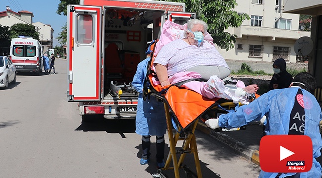 200 kiloluk Covid-19’lu hastaya film gibi kurtarma operasyonu