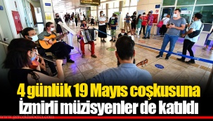 4 günlük 19 Mayıs coşkusuna İzmirli müzisyenler de katıldı