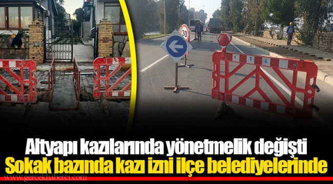 Altyapı kazılarında yönetmelik değişti