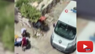 Avcılar'da kuryelerin yol verme kavgası