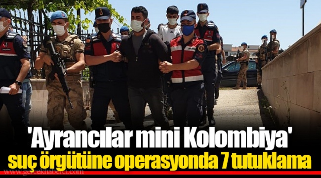 'Ayrancılar mini Kolombiya' suç örgütüne operasyonda 7 tutuklama