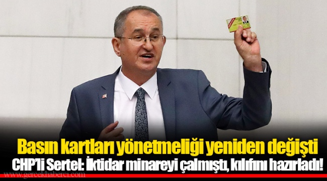 Basın kartları yönetmeliği yeniden değişti