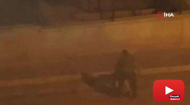 Başkentte kadına şiddet kameraya yansıdı