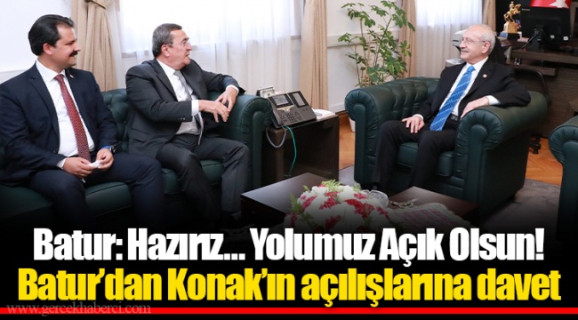 Batur: Hazırız… Yolumuz Açık Olsun!
