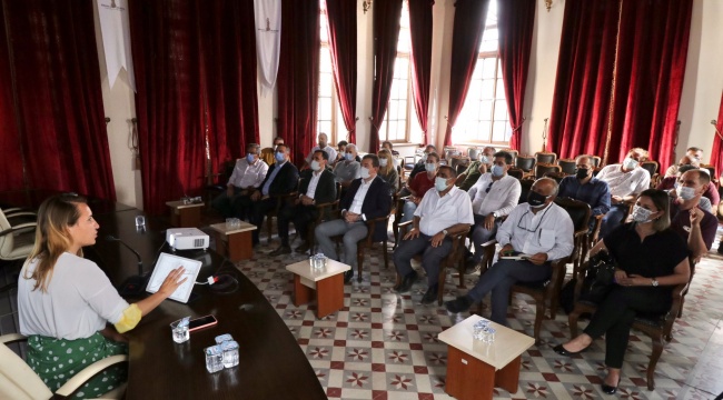 Bergama'nın vizyon projeleri Zeytinpark ve Millet Bahçesi için bilgilendirme toplantısı