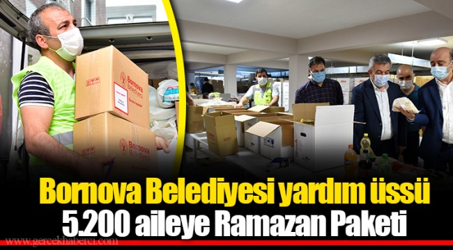 Bornova Belediyesi yardım üssü