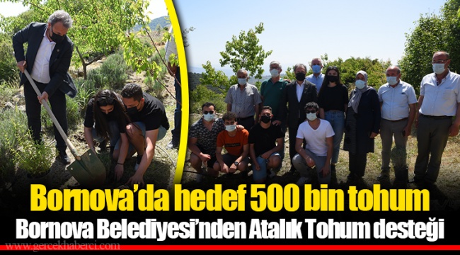 Bornova’da hedef 500 bin tohum