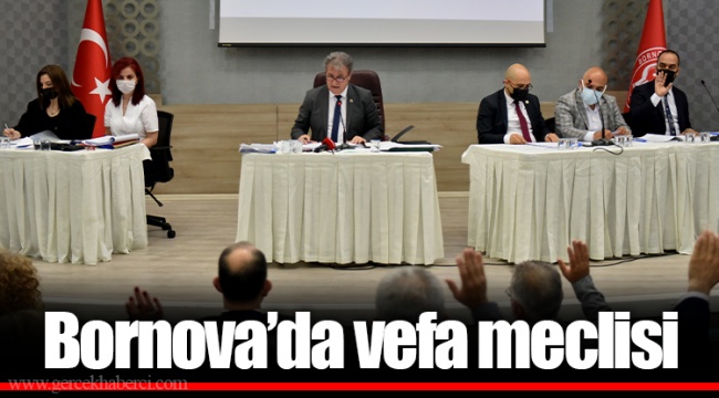 Bornova'da vefa meclisi