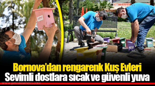 Bornova’dan rengarenk Kuş Evleri