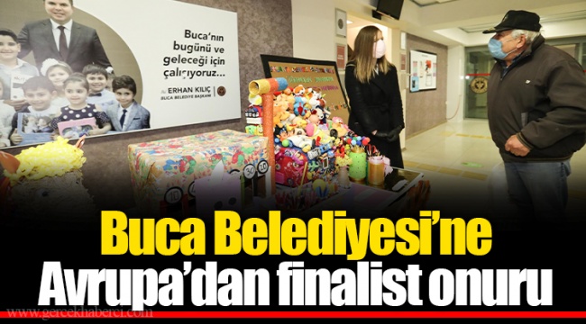 Buca Belediyesi’ne Avrupa’dan finalist onuru