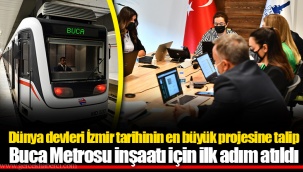 Buca Metrosu inşaatı için ilk adım atıldı