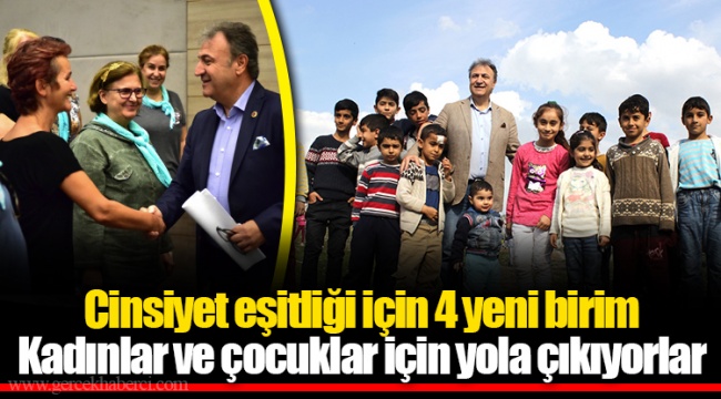 Cinsiyet eşitliği için 4 yeni birim
