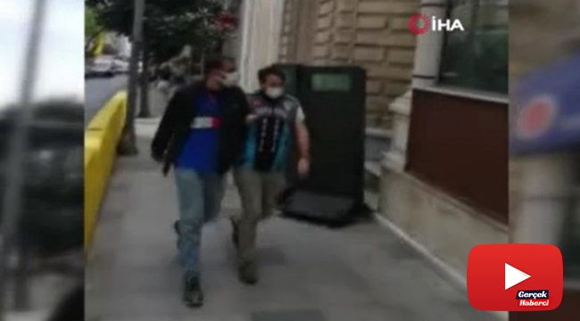 Değnekçinin para pazarlığı kamerada