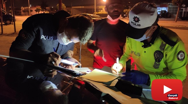 Denetimden kaçan alkollü sürücü polisi çileden çıkardı