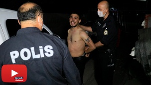 'Dur' ihtarına uymayıp kaçtı, yakalanınca 'Polis benim baş tacım' dedi