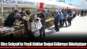 Efes Selçuk’ta Yeşil Atıklar Doğal Gübreye Dönüşüyor