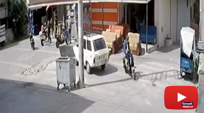 Elektrikli bisikleti çalan hırsızlar önce kameralara sonra polise yakalandı