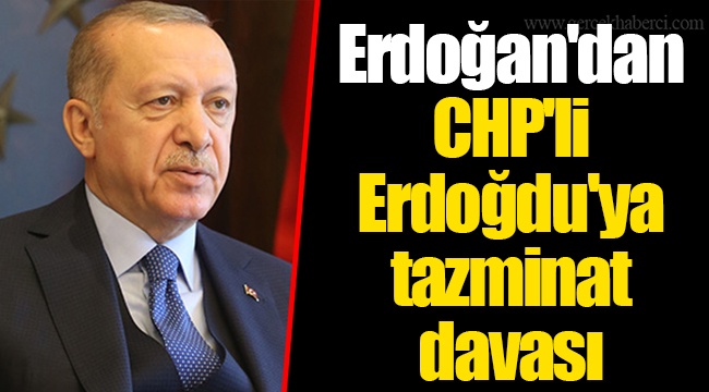 Erdoğan'dan CHP'li Erdoğdu'ya tazminat davası