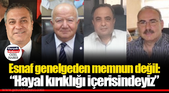 Esnaf genelgeden memnun değil: “Hayal kırıklığı içerisindeyiz”