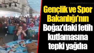 Gençlik ve Spor Bakanlığı'nın Boğaz'daki fetih kutlamasına tepki yağdı