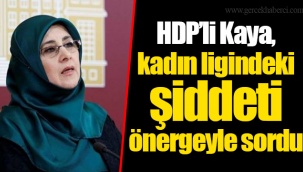 HDP’li Kaya, kadın ligindeki şiddeti önergeyle sordu
