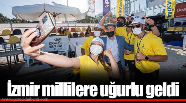 İzmir millilere uğurlu geldi