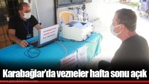 Karabağlar’da vezneler hafta sonu açık