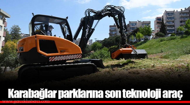 Karabağlar parklarına son teknoloji araç